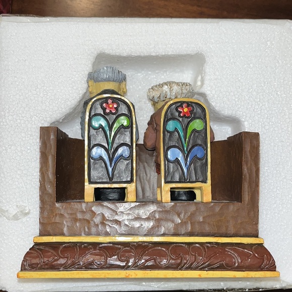 SOLD ON E-BAY - Retired Enesco Waldorf And Statler “Critical Curmudgeons” - Picture 2 of 11